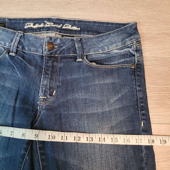 Buffalo David Bitton Jeans Size 30 Whitby Wide Leg Flare Mid Rise Western Boho - Picture 7 of 10